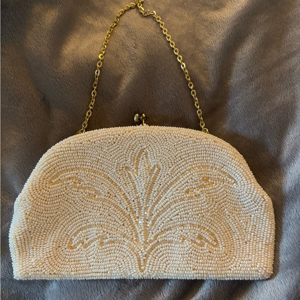 Vintage beaded clutch or small handbag